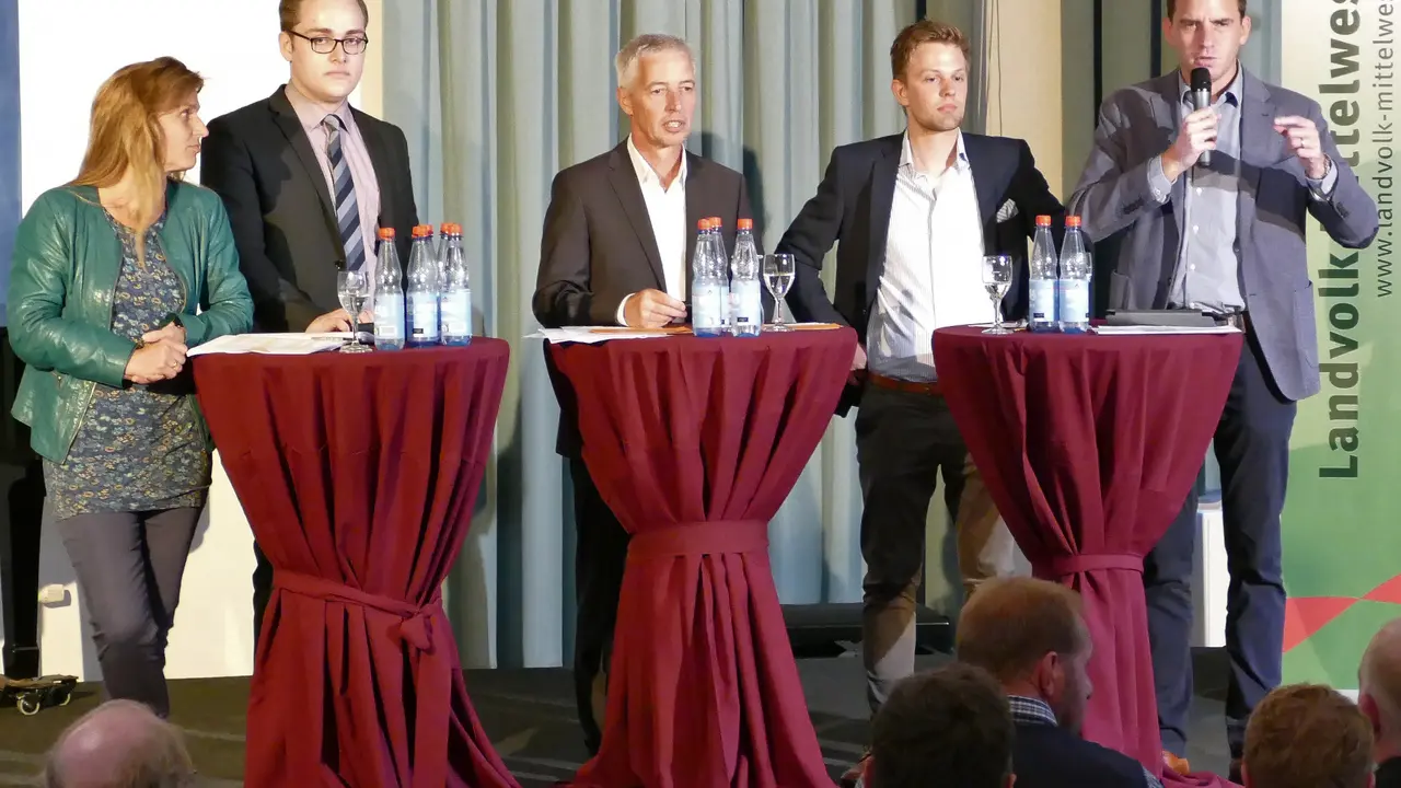 Podiumsdiskussionen zur Landwirtschaft